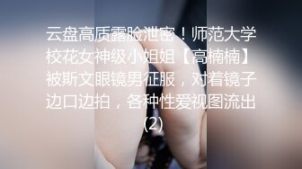 云盘高质露脸泄密！师范大学校花女神级小姐姐【高楠楠】被斯文眼镜男征服，对着镜子边口边拍，各种性爱视图流出 (2)