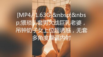 [MP4/ 1.63G]&nbsp;&nbsp;猥琐头套男大战巨乳老婆，吊钟奶子女上位超诱惑，无套多角度操逼内射