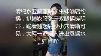 清纯系萝莉兼职学生妹酒店约操，扒掉衣服张开双腿揉搓阴蒂，跪着翘起屁股小穴清晰可见，大屌一下顶入进出爆操水声哗哗