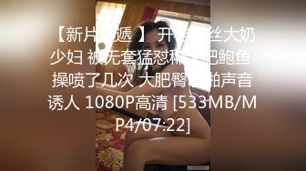 【新片速遞 】 开档肉丝大奶少妇 被无套猛怼稀毛肥鲍鱼 操喷了几次 大肥臀啪啪声音诱人 1080P高清 [533MB/MP4/07:22]