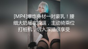 [MP4]爆炸身材一对豪乳！腰细大奶居家操逼，主动骑乘位打桩机，后入深插很享受