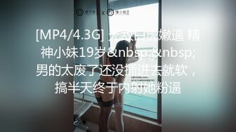 [MP4/4.3G] 无敌白虎嫩逼 精神小妹19岁&nbsp;&nbsp;男的太废了还没插进去就软，搞半天终于内射她粉逼