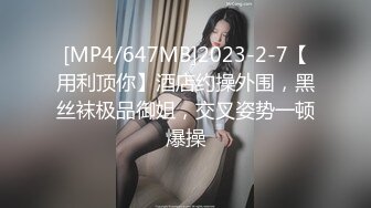 [MP4/647MB]2023-2-7【用利顶你】酒店约操外围，黑丝袜极品御姐，交叉姿势一顿爆操